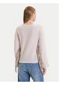only - ONLY Sweter Jake 15355819 Beżowy Regular Fit. Kolor: beżowy. Materiał: syntetyk #4