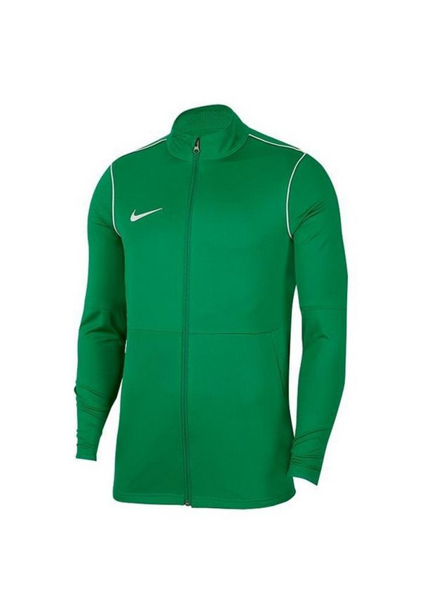 Nike - Męska Kurtka Dresowa Dry Park 20. Kolor: zielony. Materiał: dresówka