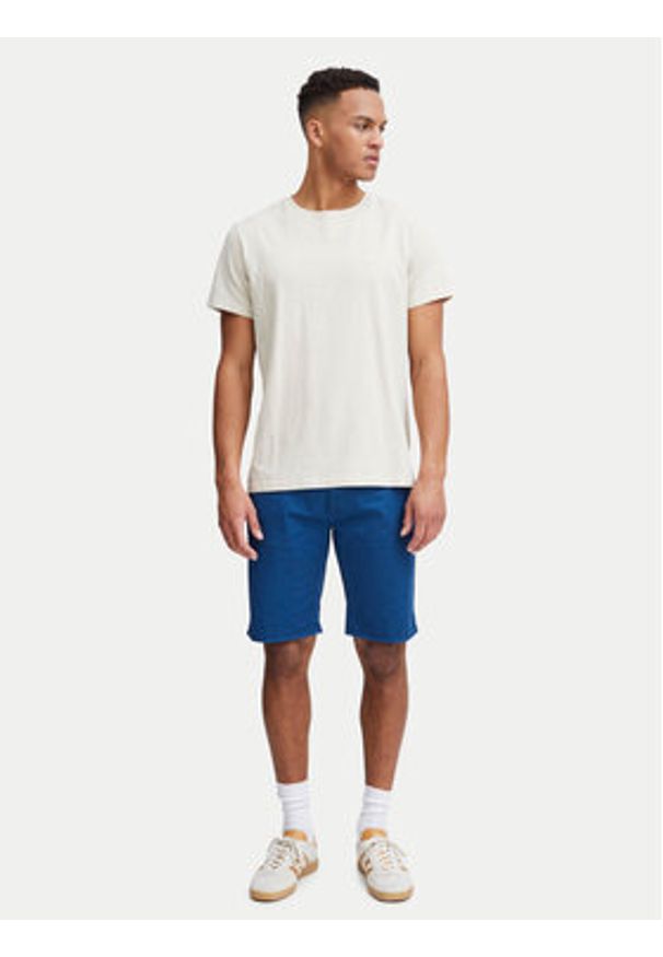 Blend Szorty materiałowe 20716713 Granatowy Slim Fit. Kolor: niebieski. Materiał: bawełna