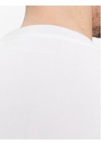 Karl Lagerfeld - KARL LAGERFELD T-Shirt 755403 541221 Biały Regular Fit. Typ kołnierza: dekolt w karo. Kolor: biały. Materiał: bawełna #3