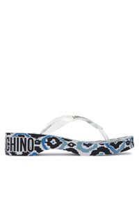 Love Moschino - LOVE MOSCHINO Japonki JA28324G0II3210A Kolorowy. Materiał: skóra. Wzór: kolorowy