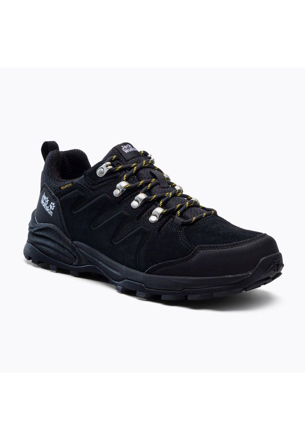 Buty trekkingowe męskie Jack Wolfskin Refugio Texapore Low. Kolor: żółty, wielokolorowy, czarny, szary