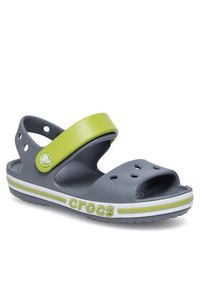 Crocs Sandały BAYABAND SANDAL K 205400-025 Szary. Kolor: szary