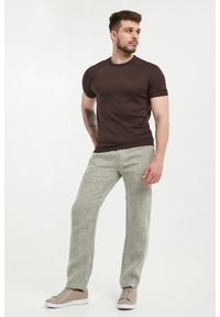 T-shirt męski dzianinowy Veredo JOOP!. Materiał: dzianina. Długość rękawa: krótki rękaw. Długość: krótkie #3