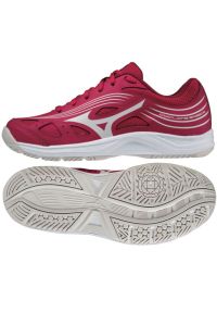 Buty siatkarskie Mizuno Cyclone Speed 3 W V1GC218064 czerwone wielokolorowe bordowy. Kolor: wielokolorowy, czerwony. Materiał: syntetyk, guma. Szerokość cholewki: normalna. Sport: siatkówka