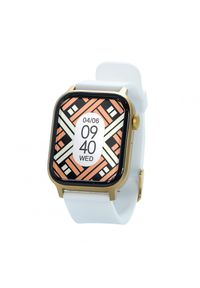 KIANO - Kiano Watch Go Złoty. Rodzaj zegarka: smartwatch. Kolor: złoty. Materiał: materiał. Styl: sportowy, casual, elegancki, klasyczny #5