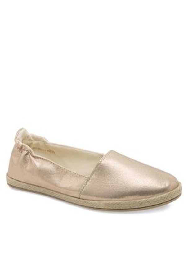 Jenny Fairy Espadryle KAYLA WSK1609-05 Złoty. Kolor: złoty. Materiał: materiał