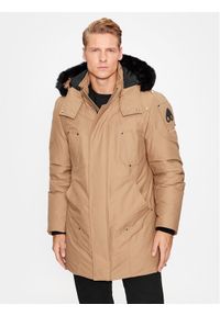 Moose Knuckles Parka Original Stirling M32MP261S Brązowy Regular Fit. Kolor: brązowy. Materiał: bawełna