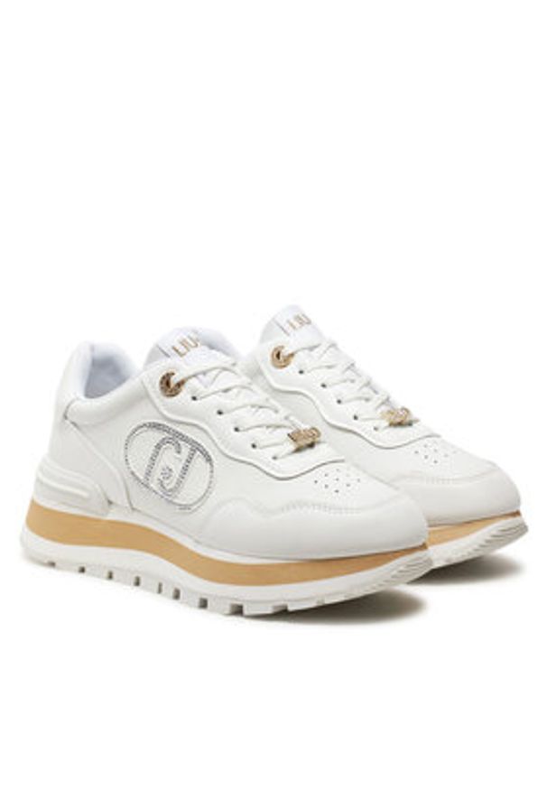 Liu Jo Sneakersy Amazing BF4057 PX331 Biały. Kolor: biały. Materiał: skóra