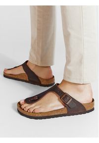 Birkenstock Japonki Gizeh Bs 0743833 Brązowy. Kolor: brązowy. Materiał: skóra #3