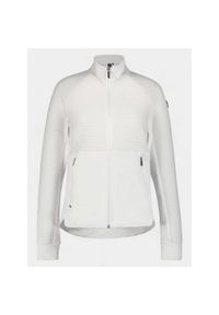 LUHTA - Sweter damski Luhta Hakali. Typ kołnierza: polo. Kolor: biały. Materiał: polar, materiał. Sport: turystyka piesza #1