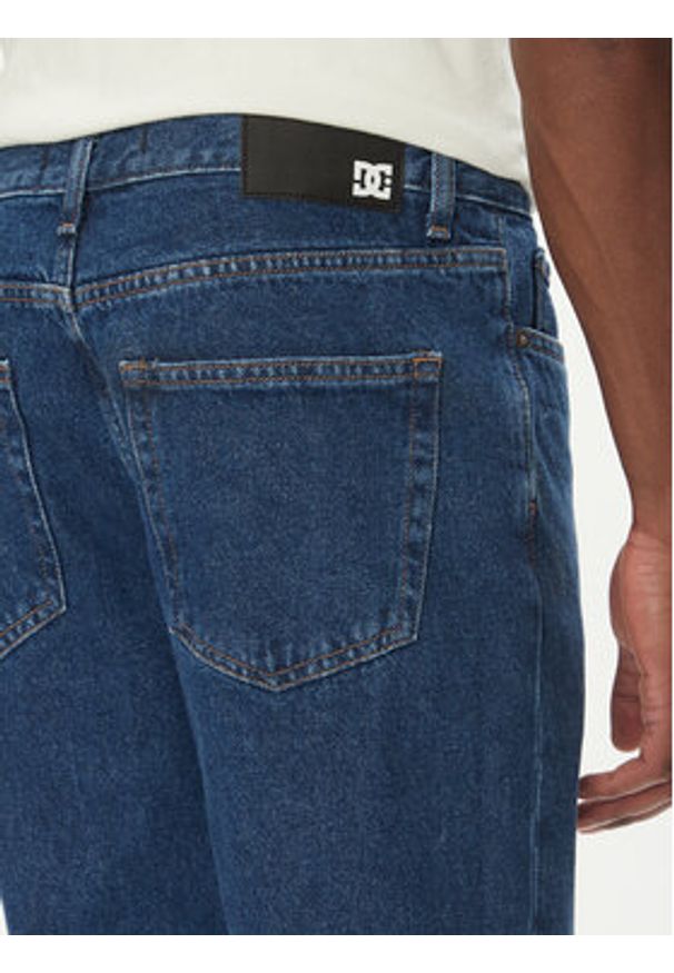 DC Jeansy Worker Straight ADYDP03072 Niebieski Regular Fit. Kolor: niebieski