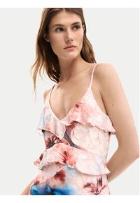 Desigual Sukienka letnia Mallo 26SWVK35 Różowy Slim Fit. Kolor: różowy. Materiał: syntetyk. Sezon: lato #5