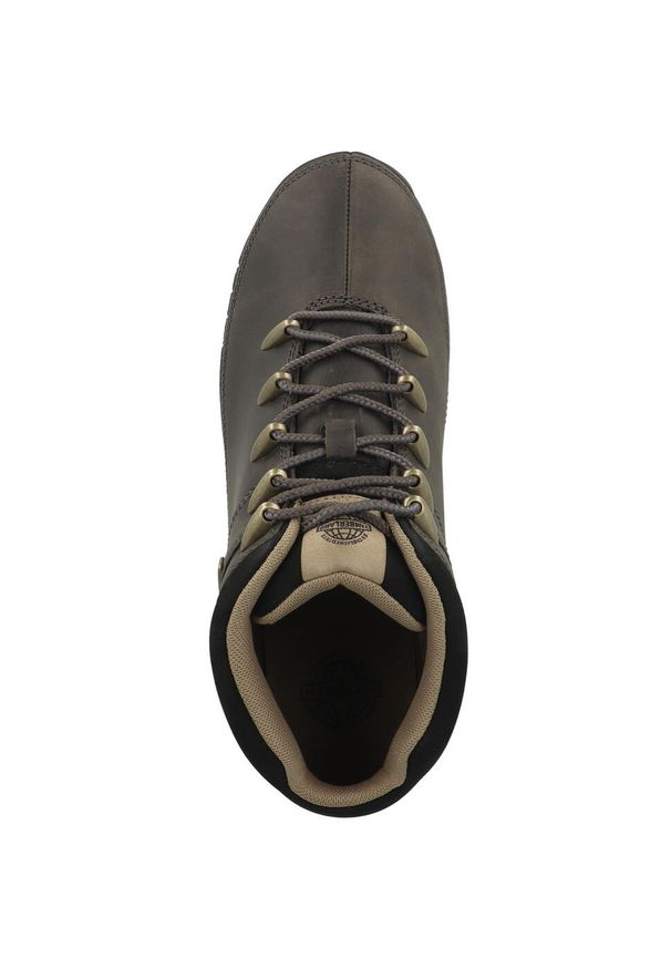 Buty do chodzenia męskie Timberland Euro Sprint Mid Lace. Kolor: brązowy. Materiał: skóra. Szerokość cholewki: normalna. Sport: bieganie, turystyka piesza