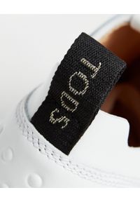 TOD'S - Białe skórzane sneakersy. Nosek buta: okrągły. Kolor: biały. Materiał: skóra #2