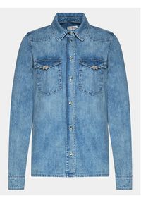 Guess Koszula jeansowa W4RH75 D59K1 Niebieski Regular Fit. Kolor: niebieski. Materiał: jeans, bawełna #6