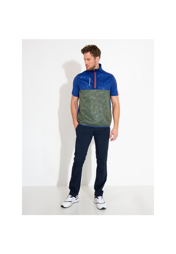 ABACUS - Kurtka bez rękawów Abacus Kingsbarns Hybrid. Kolor: zielony. Długość rękawa: bez rękawów. Sport: golf