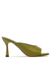 ONLY Shoes Klapki Onlaiko-1 15281374 Zielony. Kolor: zielony. Materiał: skóra