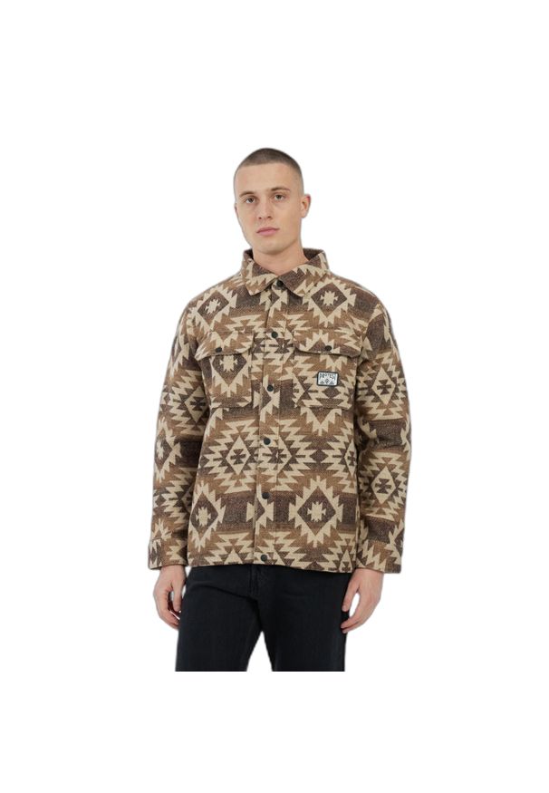 Overshirt Protest Romin. Kolor: wielokolorowy, beżowy, brązowy