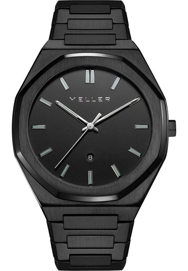 Zegarek MELLER Zegarek męski Meller 8NN-3.2BLACK czarny. Kolor: czarny