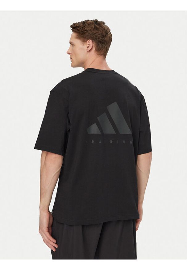 Adidas - adidas T-Shirt PrimeLift Workout JN3680 Czarny Oversize. Kolor: czarny. Materiał: bawełna