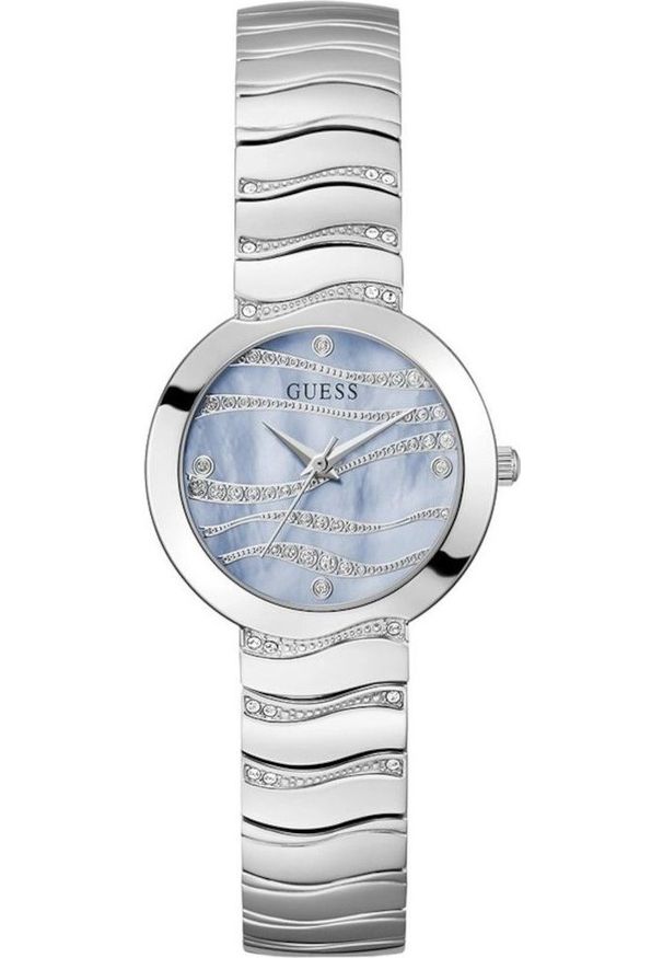 Zegarek Guess Zegarek damski Guess GW0871L1 CYRKONIE srebrny. Kolor: srebrny