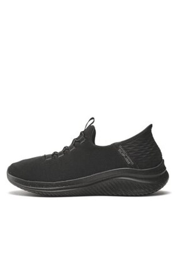 skechers - Skechers Sneakersy Right Away 232452/BBK Czarny. Kolor: czarny. Materiał: materiał