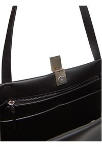 Calvin Klein Torebka Ck Narrate Shopper K60K612988 Czarny. Kolor: czarny. Materiał: skórzane