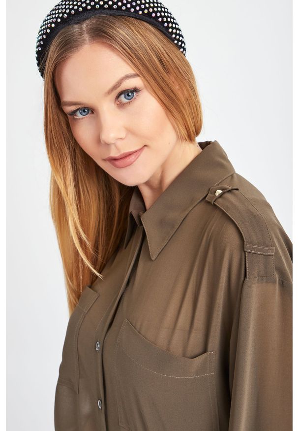 Patrizia Pepe - KOSZULA PATRIZIA PEPE. Okazja: na co dzień. Styl: elegancki, casual