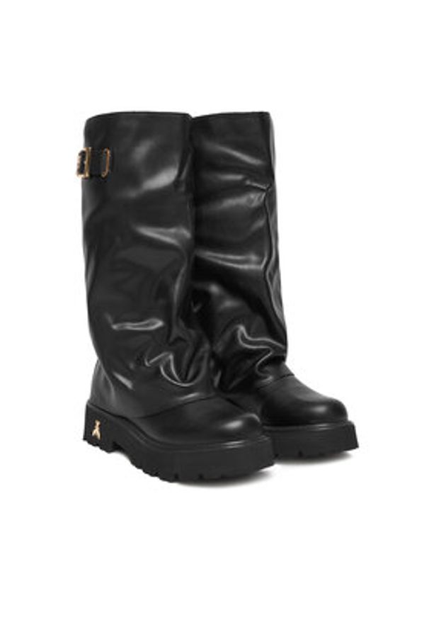 Patrizia Pepe Kozaki PPJ968.31 Czarny. Kolor: czarny. Materiał: skóra