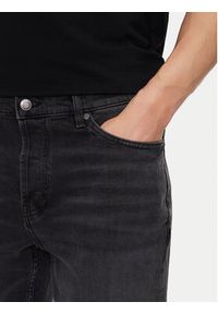 Hugo - HUGO Szorty jeansowe 50539932 Czarny Slim Fit. Kolor: czarny. Materiał: bawełna #4