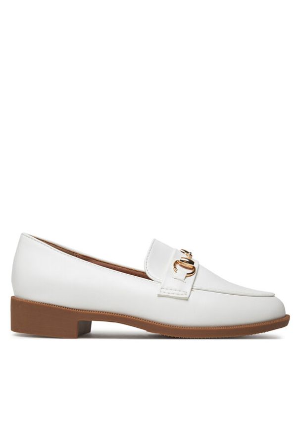 DeeZee Loafersy 2024-64 Biały. Kolor: biały. Materiał: materiał, syntetyk