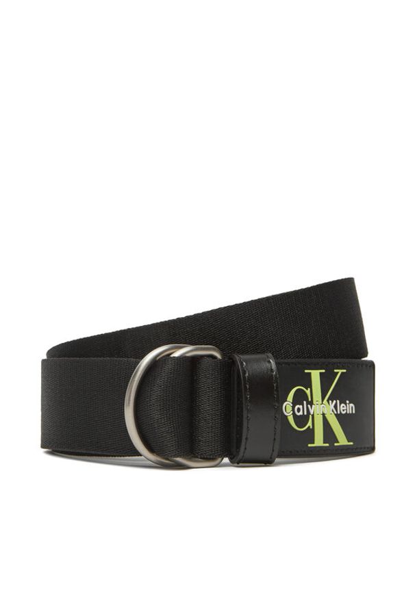 Calvin Klein Pasek Męski Tech Utility Webbing Belt 35Mm LV04G7034G Czarny. Kolor: czarny. Materiał: skóra