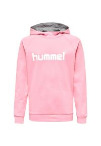 Dziecięca bluza z kapturem Hummel Hmlgo Logo. Typ kołnierza: kaptur. Kolor: różowy. Materiał: polar