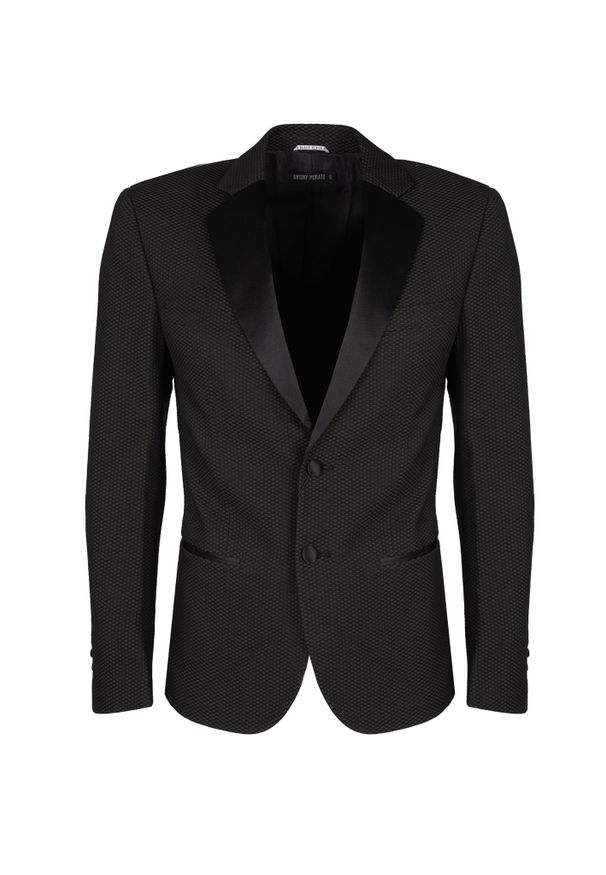 Antony Morato Marynarka "Blazer" | MMJA00315-FA650090 | Mężczyzna | Brązowy. Okazja: na co dzień. Kolor: brązowy. Materiał: wiskoza, elastan, poliester. Sezon: lato. Styl: casual, klasyczny, elegancki