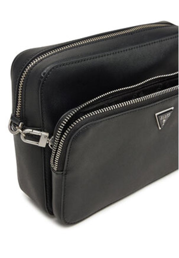 Guess Saszetka HMMISA P5222 Czarny. Kolor: czarny. Materiał: skóra