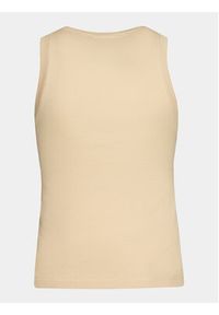 outhorn - Outhorn Top OTHAW23TSLEF029 Żółty Regular Fit. Kolor: żółty. Materiał: bawełna