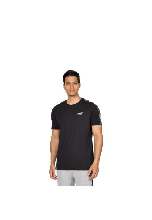 Puma Koszulka Ess Tape 68467401. Kolor: czarny