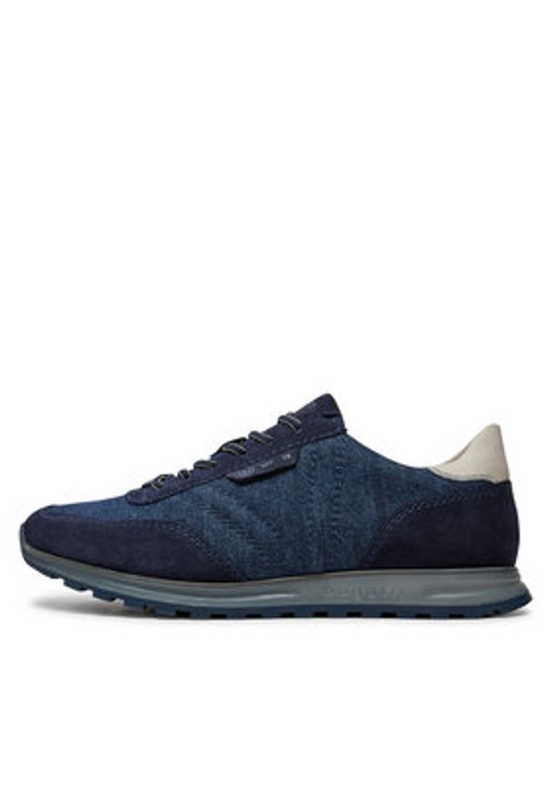 Bugatti Sneakersy 311-A021D-1469 Granatowy. Kolor: niebieski. Materiał: materiał