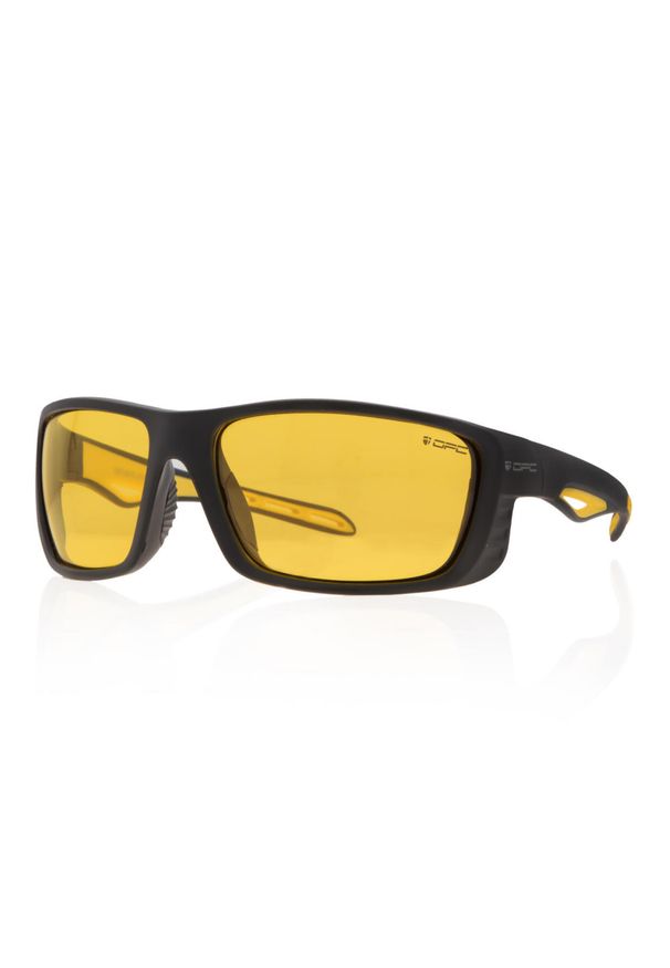 OPC - Okulary ochronne SPORT EVEREST Matt Black Ultra Light Yellow CAT.1 + ETUI. Kolor: wielokolorowy, czarny, żółty