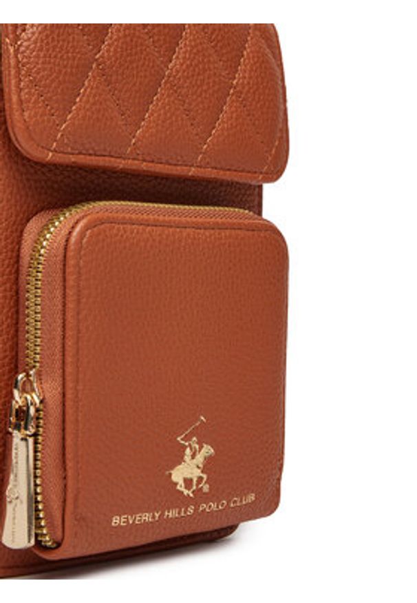 Beverly Hills Polo Club Torebka BHPC-L-007-07 Brązowy. Kolor: brązowy. Materiał: skórzane