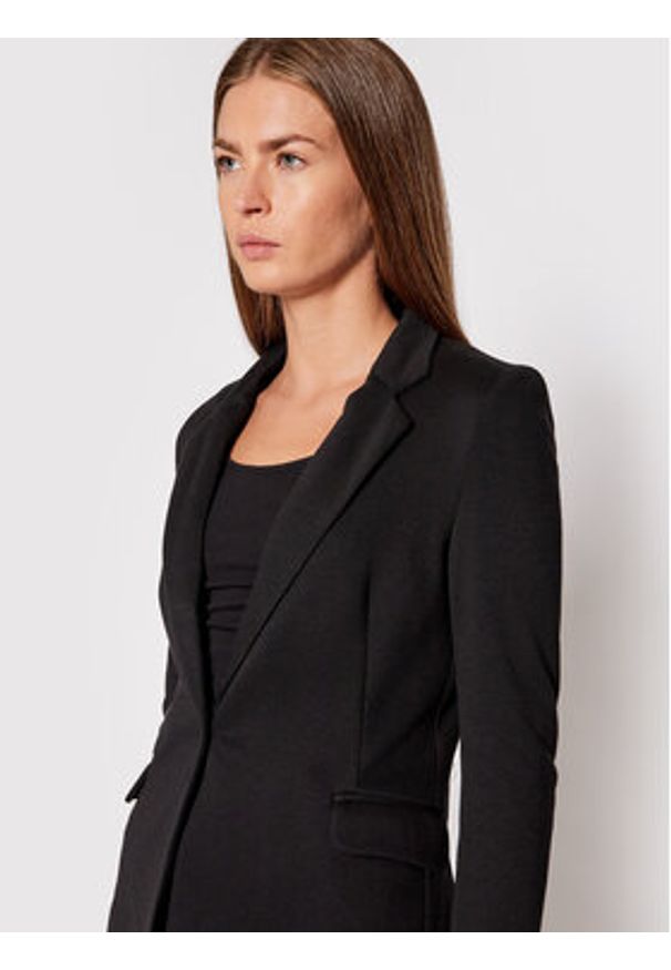 Vero Moda Marynarka Julia 10154123 Czarny Regular Fit. Kolor: czarny. Materiał: bawełna