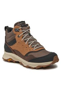 Merrell Sneakersy Speed Solo Mid Wp J004533 Brązowy. Kolor: brązowy. Materiał: skóra, zamsz #6