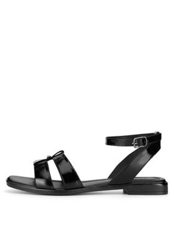 Lasocki Sandały WI16-MENA-25 Czarny. Kolor: czarny. Materiał: lakier, skóra