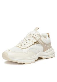 DeeZee Sneakersy AM24257 Beżowy. Kolor: beżowy. Materiał: skóra, zamsz #6