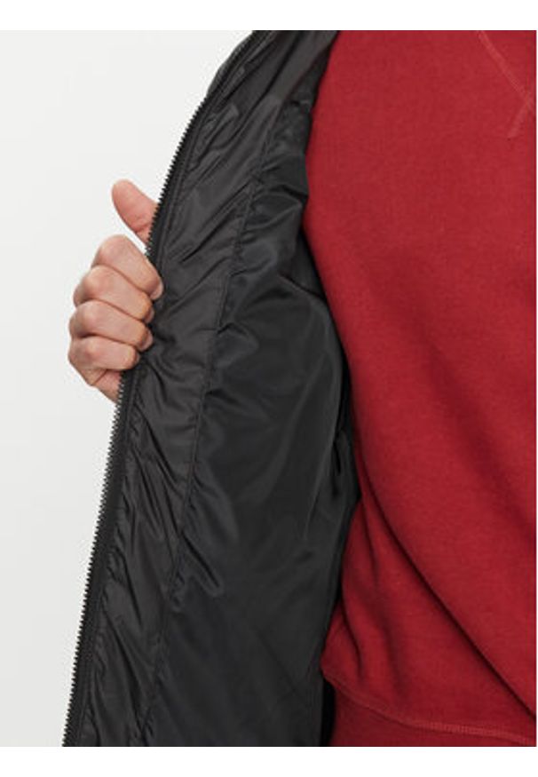 Vans Kurtka puchowa No Hood Norris Mte 1 Puffer Jacket VN0008JF Czarny Regular Fit. Kolor: czarny. Materiał: syntetyk