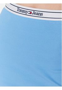 Tommy Jeans Spódnica ołówkowa Logo Waistband DW0DW15430 Błękitny Slim Fit. Kolor: niebieski. Materiał: bawełna #5