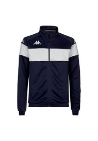 Kurtka z dresu Kappa Dacone. Kolor: wielokolorowy, niebieski, biały. Materiał: dresówka. Sport: piłka nożna #1