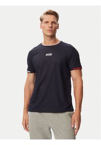 Beverly Hills Polo Club T-Shirt P-SS26M-TS0172 Granatowy Regular Fit. Typ kołnierza: polo. Kolor: niebieski. Materiał: syntetyk #1
