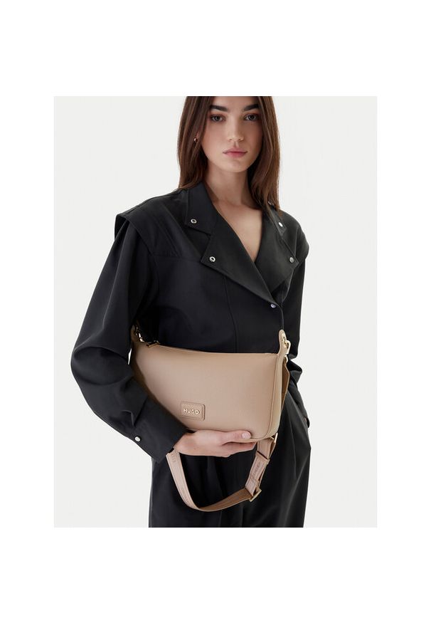 Hugo - Torebka HUGO. Kolor: brązowy